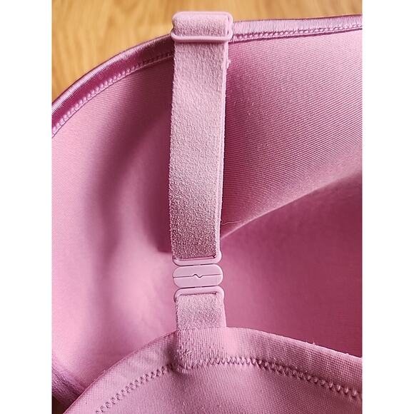 Vanity Fair Body Caress Bra 38D Pink Padded Underwire Adjustable Clasp Back - Picture 5 of 6